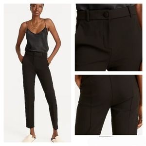 J. Crew Cameron Black High Rise Waist Ankle Pants Size 8 Four Season Stretch NEW